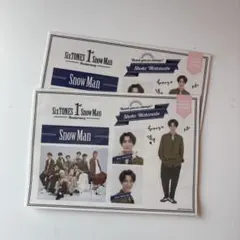 SnowMan 1st Anniversary ステッカー 渡辺翔太