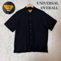 UNIVERSAL OVERALL 半袖シャツ ブラック シンプル Lのサムネイル