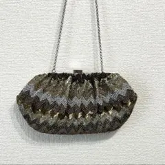 美品】 DEEPA GURNANI ビーズ チェーン2WAY クラッチバッグ - メルカリ