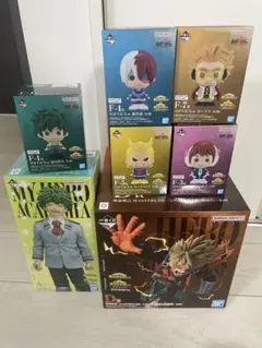 一番くじ僕のヒーローアカデミア フィギュアセットA賞、D賞、F賞×5