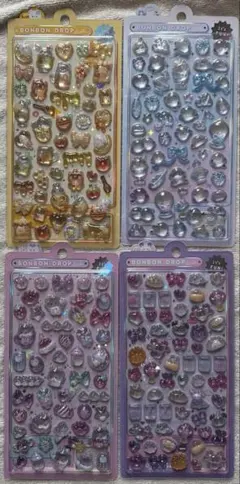 ボンボンドロップシール はちみつ しまえな ゆにこん にーはお 4種セット