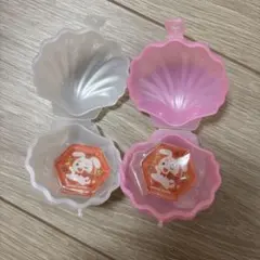 くら寿司　カプセルトイ 2個セット　びっくらポン　貝殻型ケース