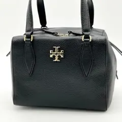 【美品】ToryBurch キラ ハンドバッグ ミニボストンバッグ ブラック