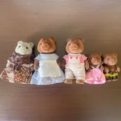 シルバニアファミリー　初期　くまファミリー