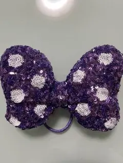 ディズニースパンコールリボンヘアゴム