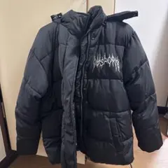 美品 XLサイズ unknown エコレザー ダウンジャケット 中綿 - メルカリ