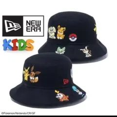 【GWセール！美品】ニューエラ　ポケモン　バケハ　バケットハット　S/M