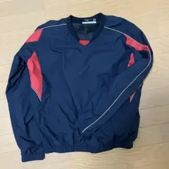 Mizuno スポーツウェア S ネイビー/レッド