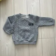 SHEIN ベビー トレーナー グレー 12-18M