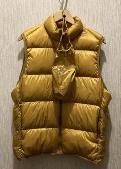 ユニクロ　ワイドキルトダウンベスト　メンズLサイズ　収納袋付き