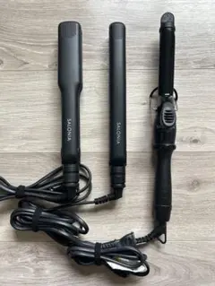 SALONIA ヘアアイロン ・コテ3点セット