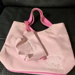 リトルツインスターズ　キキララ　バッグ　ミニポーチ付き　レトロ