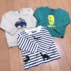 トレーナー カットソー　長袖　３枚セット