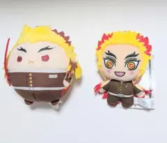 鬼滅の刃　ふわコロりん4　キーチェーンマスコットvol.6　煉獄杏寿郎　2点