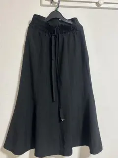 VIS ブラック フレアスカート Mサイズ