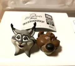 ズートピア フィギュア ファッションリング　パウバート　ニブルズ　新品