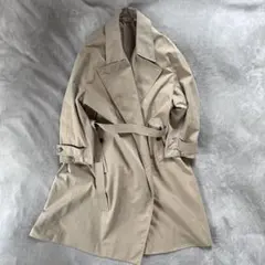XXL オーバーサイズ UNIQLO U トレンチコート ベージュ 玉虫色