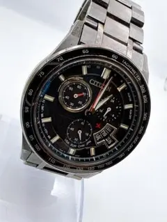 CITIZEN エコドライブ H610 電波ソーラー 動作品 メンズ腕時計