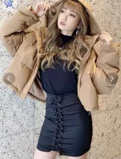 値下げ不可新品タグ付きGYDA ベージュダウン