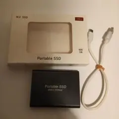 外付け ポータブルSSD 500GB タイプ C　11月12