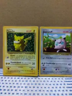 ハイパーコロコロ付録ポケモンカード2枚 ピカチュウ プリン 英語版 ハイパーコロコロ付録ポケモンカード2枚 ピカチュウ プリン 英語版