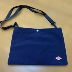 ダントン　コーデュロイ サコッシュ ネイビー