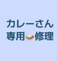 【専用】カレーさん　修理