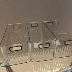 スリーピー冷蔵庫用収納ケースクリア10個セットTikTokTHREEPPYギャル