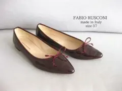美品 ファビオルスコーニ フラットシューズ エナメル 37(24cm)イタリア製