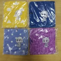 鬼滅の刃ハンドタオル4枚セット　善逸　伊之助　しのぶ　冨岡さん