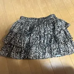 レオパード柄フリルミニスカート新品