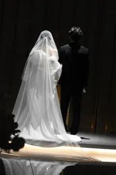 ロングベール TAKAMI BRIDAL イタリアンチュール　CVT-01