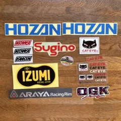 日本の自転車パーツメーカー　ステッカーセット スギノ　アラヤ他