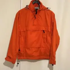 old GAP ナイロン アノラックパーカー オレンジ - メルカリ