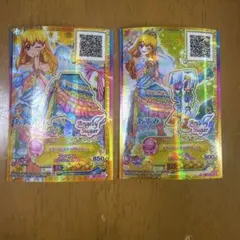 アイカツ カード スターフェスティバル 2장 세트