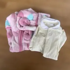 ハート柄ロンパース サイズ60〜70セット