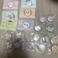 ちいかわ くら寿司 コラボ カード 缶バッジ セット　マグネット