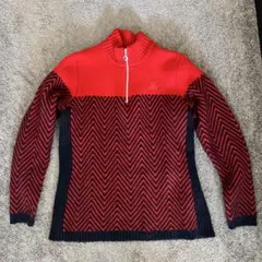 black&white ゴルフ　ニット