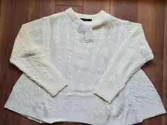 テチチ　ルノンキュール　ケーブルニット