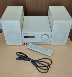 iPod付属！ Pioneer パイオニア CDミニコンポ X-CM31-W - メルカリ