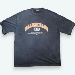 値下不可 希少 名作BALENCIAGA フレイムロゴ Tシャツ - メルカリ
