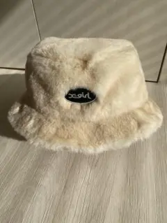 x-girl クリーム色 バケットハット