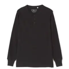 【XL】AVIREX 長袖サーマルヘンリーネックTシャツ