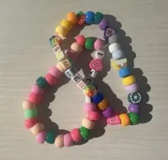 海外ガール風ビーズブレスレット ハンドメイド