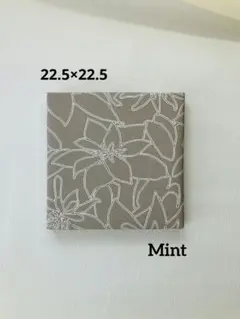 【No.36】ココナッツブラウン花柄 ファブリックパネル