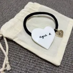 アニエスベー ヘアゴム（ホワイト）のサムネイル