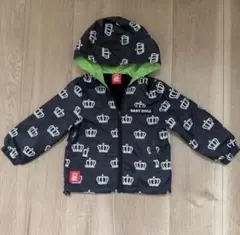 BABY DOLL クラウン柄アウター 90cm ブラック　黒　グリーン