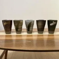 美濃焼　さなえ窯　湯飲み 5個セット