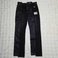 MIHARA YASUHIRO パッチワークDENIMPANTS　ブラックのサムネイル