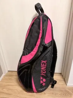YONEX テニスラケットバッグ 黒/ピンク